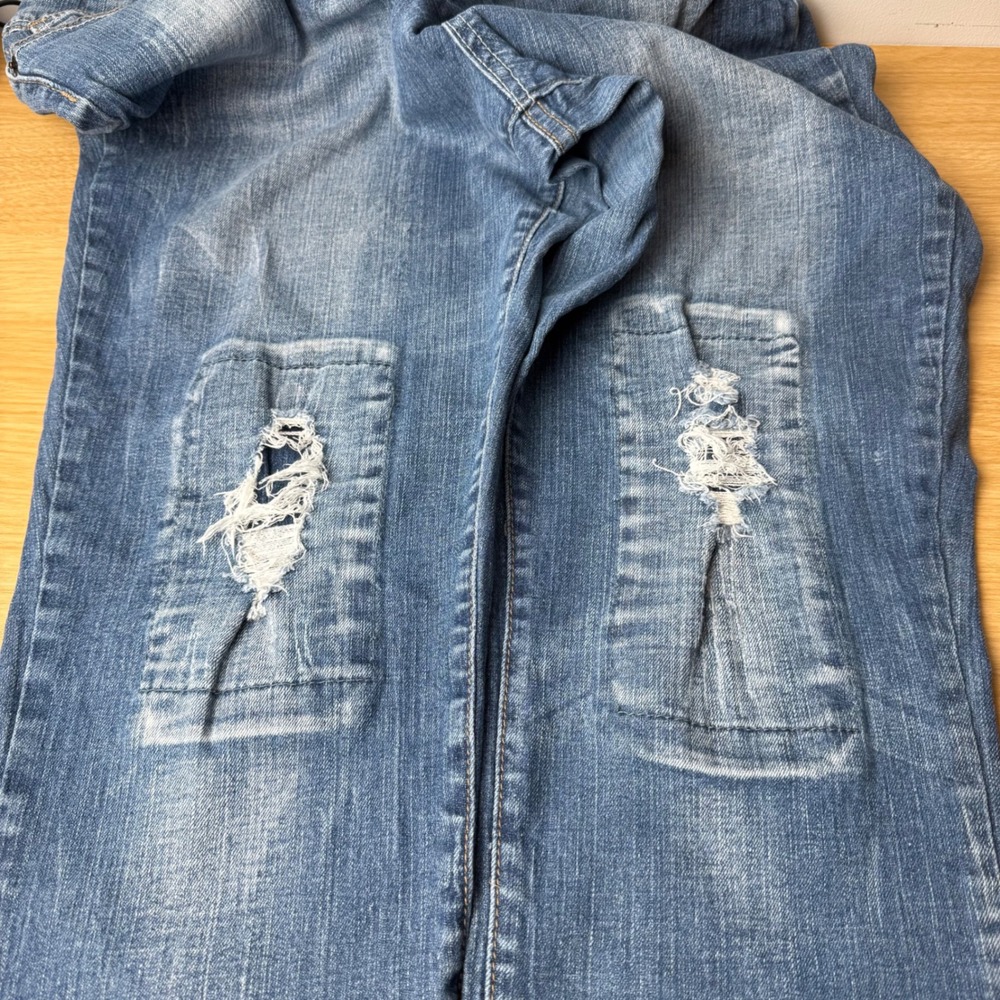 Zana Di Womens Distressed Mid Rise Jeans Size 18 (36x31) Stretch Rockin Denim - Picture 10 of 12
